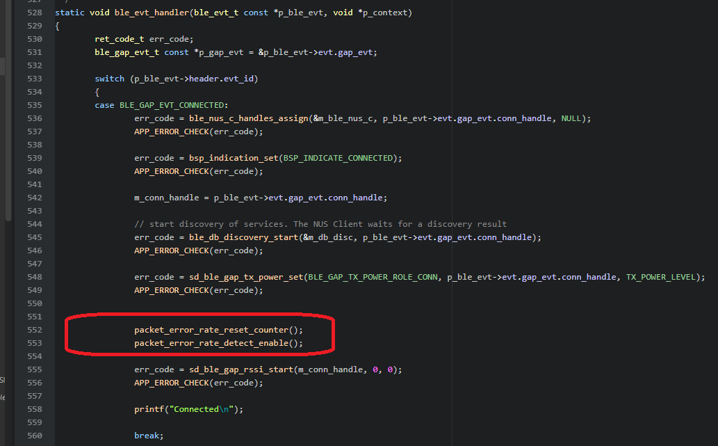How to measure the Packet Error Rate during the BLE connection – JimmyIoT