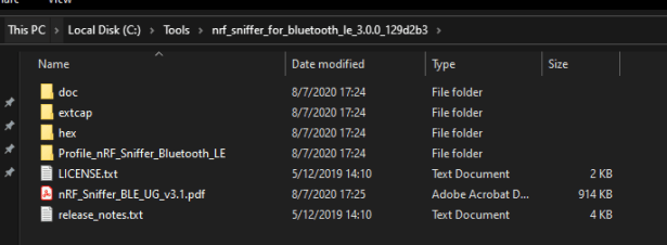 How to install BLE Sniffer on nRF52840 Dongle and run it – JimmyIoT